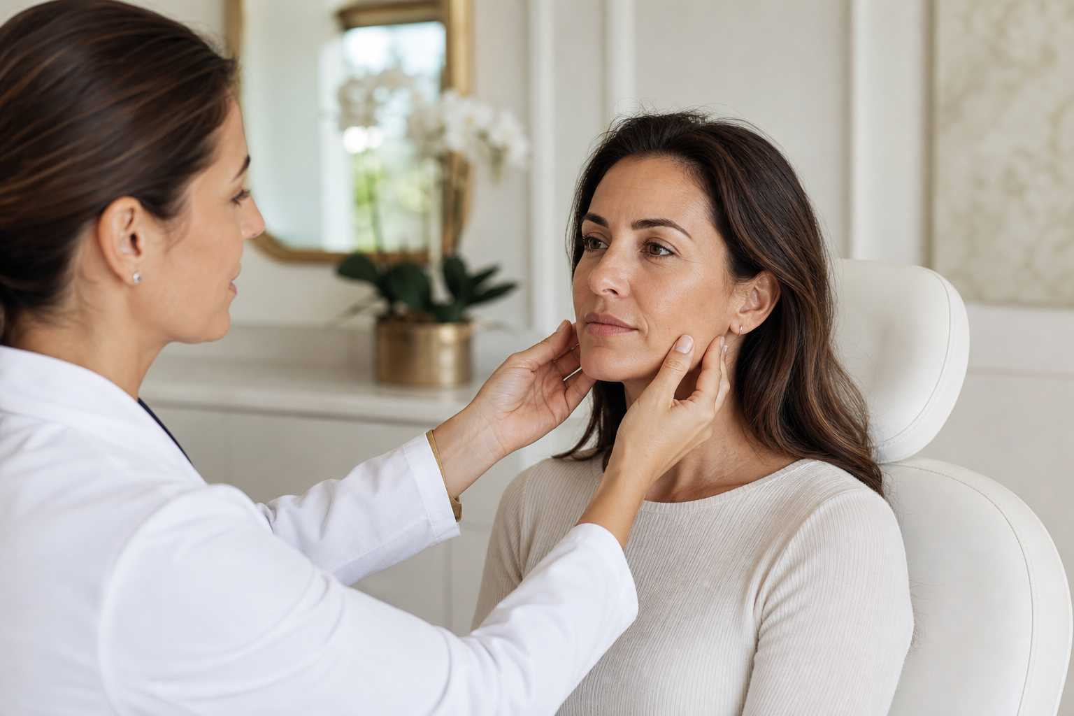Early aging facial care