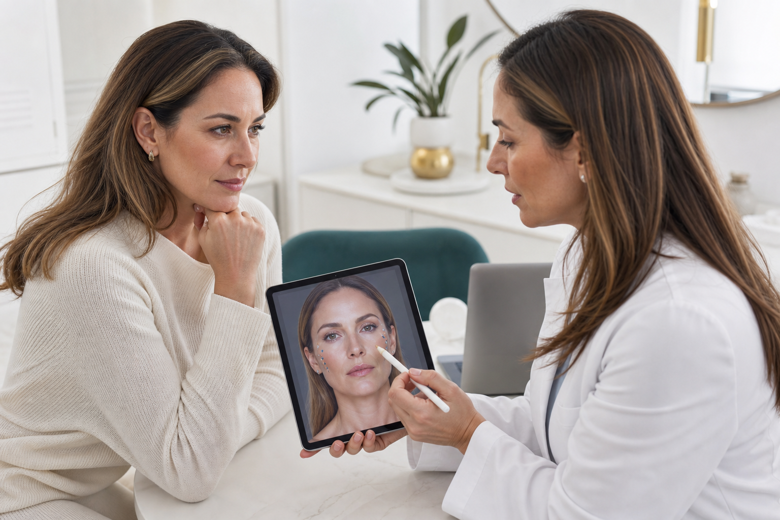 Midface rejuvenation planning